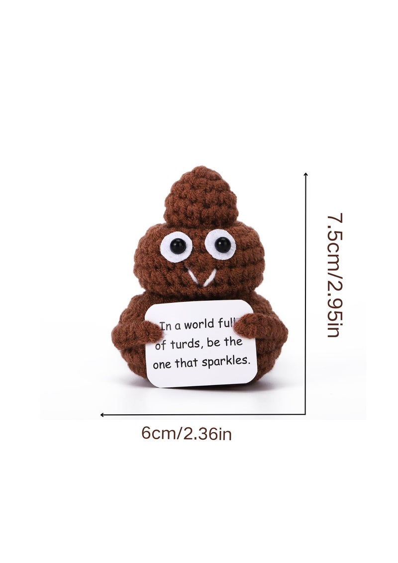 i-Beeboo Funny Gag Gifts for Women Sister  Brother  Dad  Mom  Bestfriends Coworkers Teen Boy Cute Crochet Valentines Gifts  Small Gifts  Home Office Decor Christmas Stocking Stuffer (Gag) - Image 2